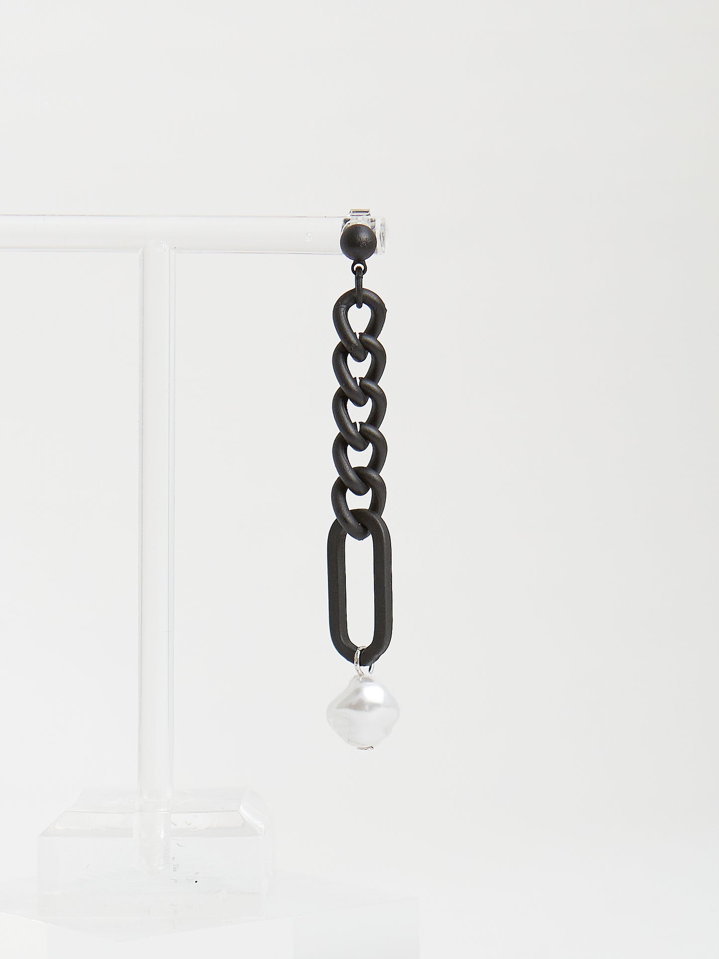 Pearl Chain Drop Earrings