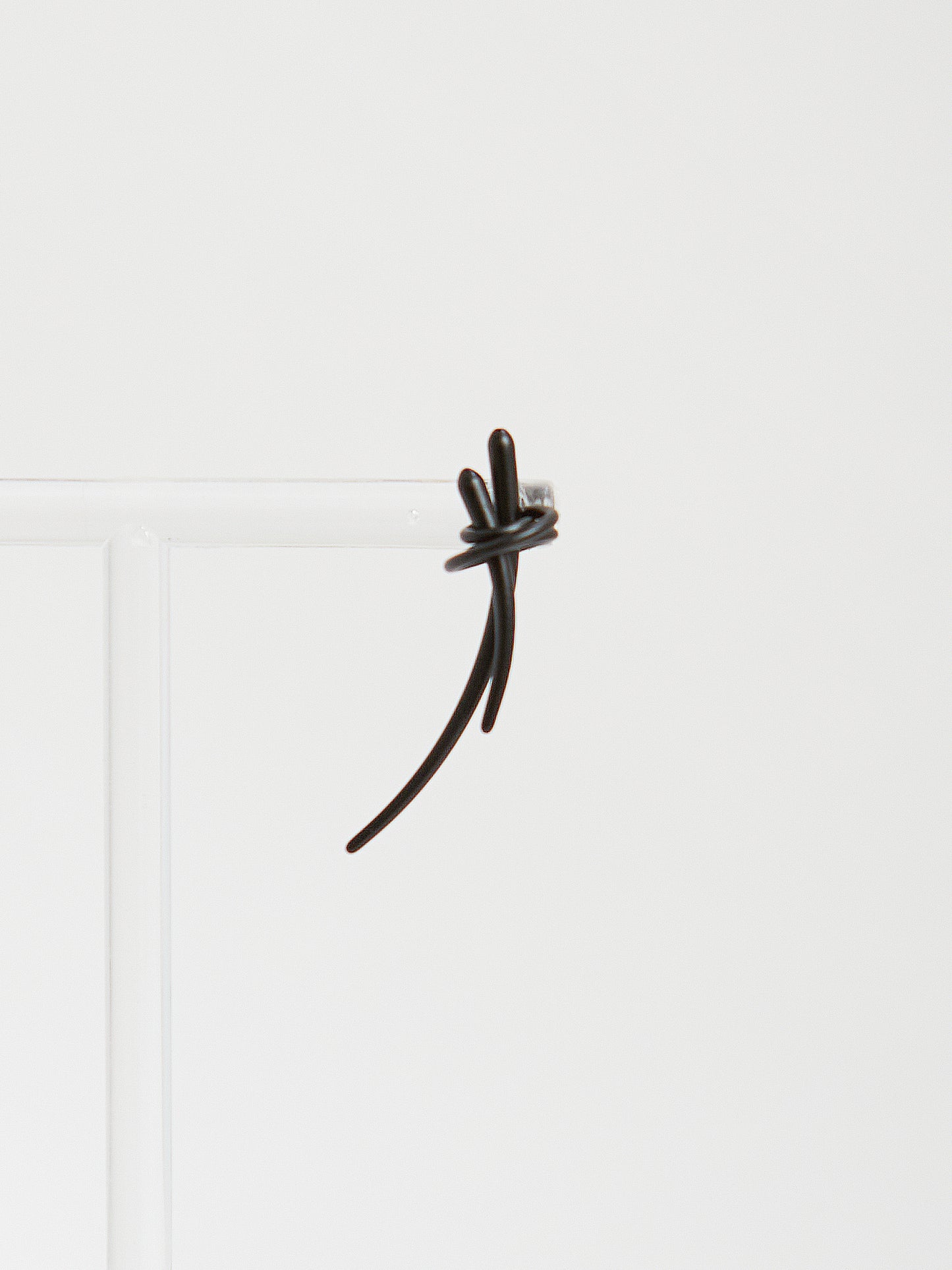 Black Twine Earrings