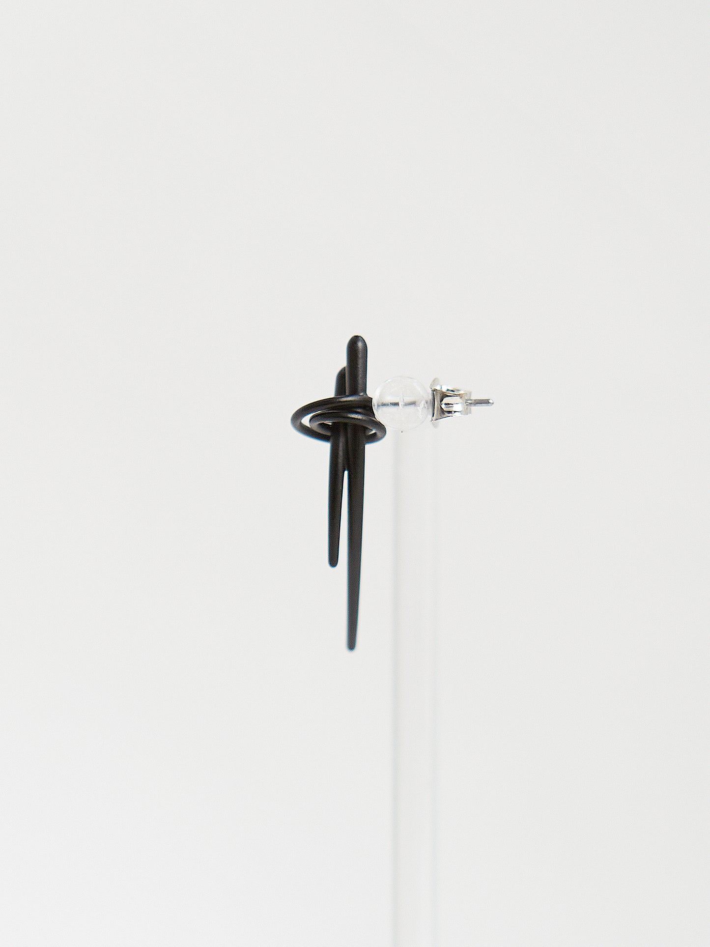 Black Twine Earrings