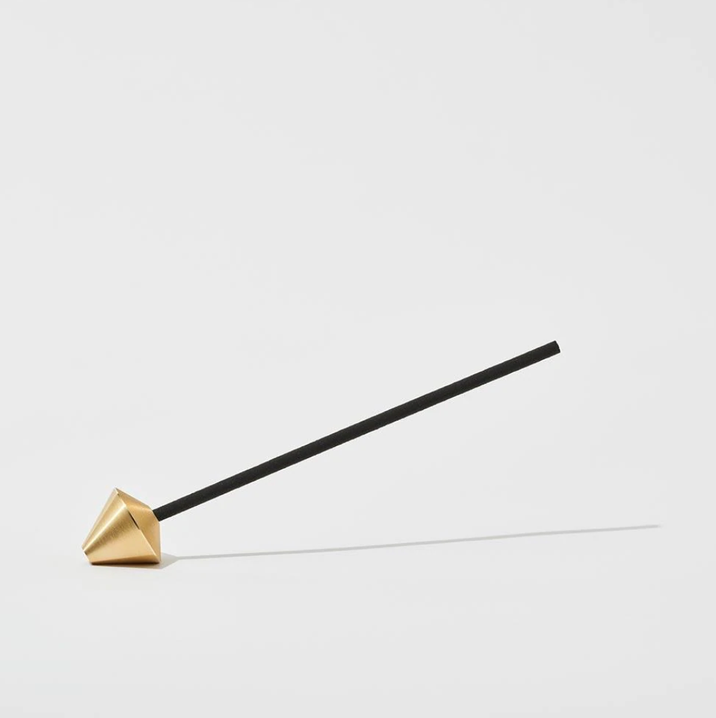 Acorn Brass Incense Holder