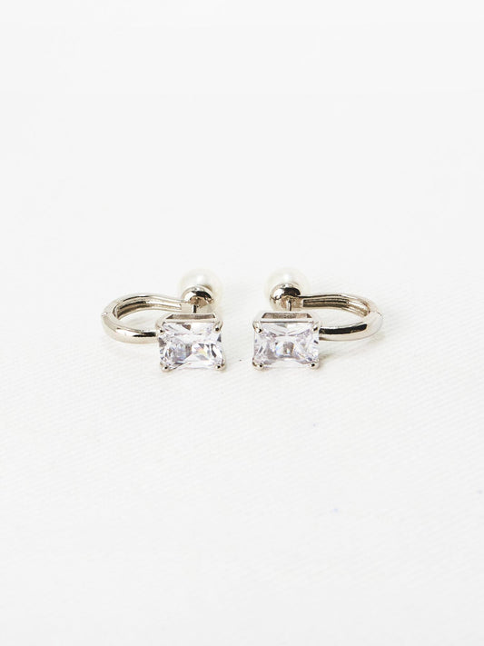 Diamond Pearl Earring
