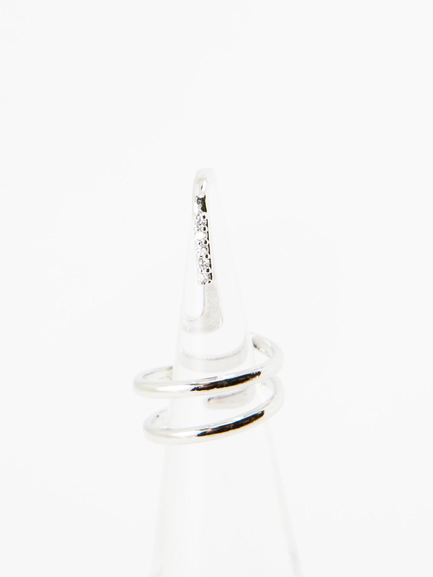 Stone Tip Finger Nail Ring