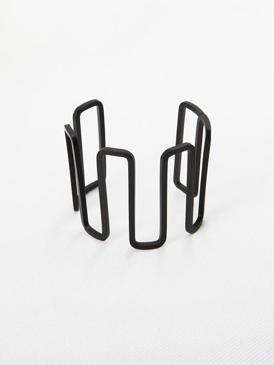 Wide Fence Cuff Bracelet
