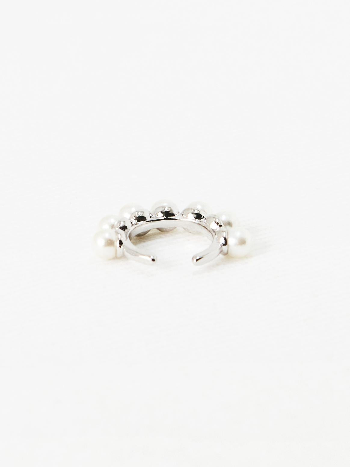 Crown Pearl Ear Cuff (2 Color)