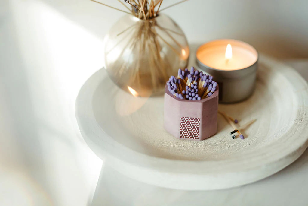 Tenn Prairie Acai Match Holder w/ Striker and Purple Matches