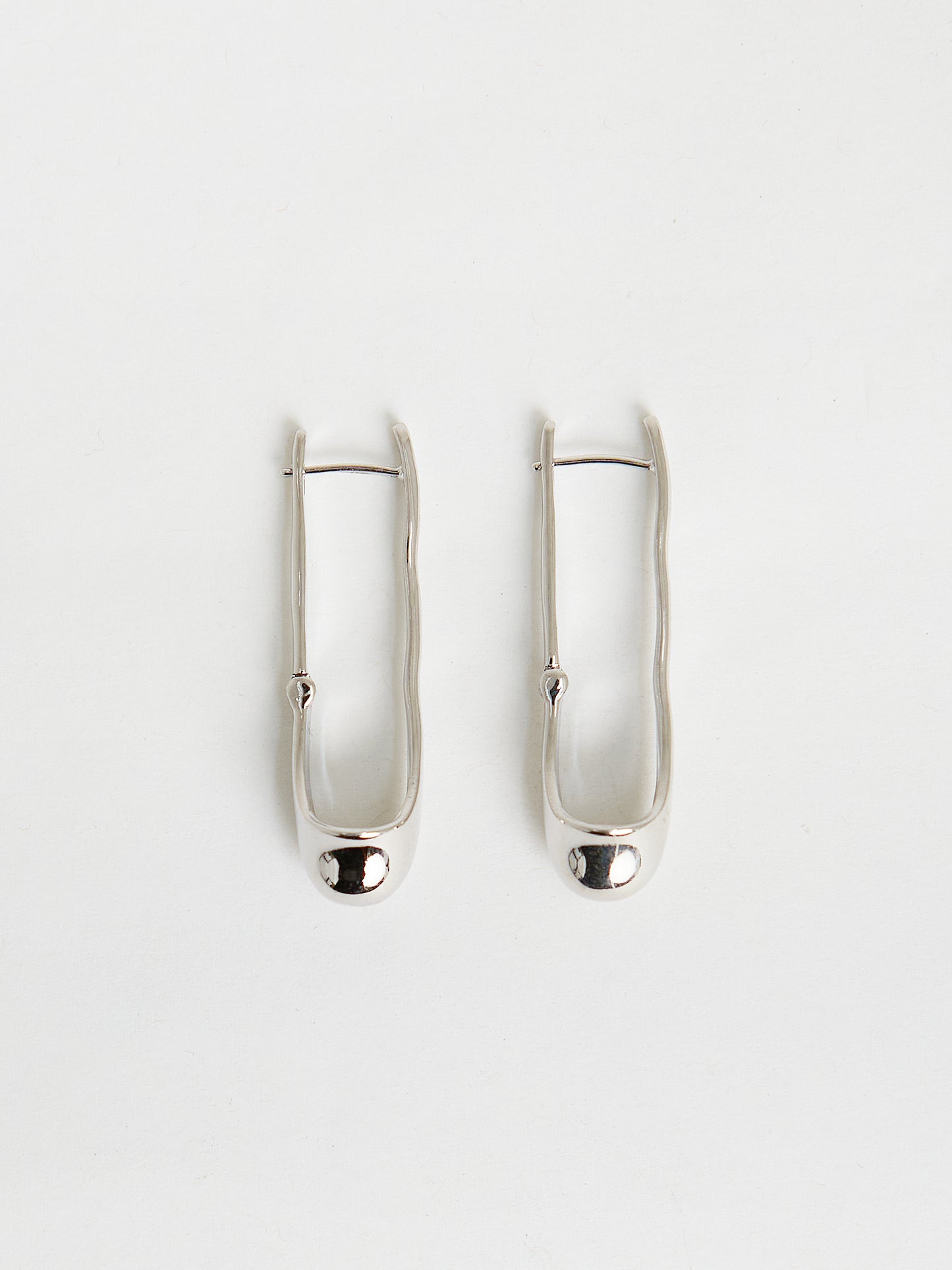 Long Drop Earrings (Silver)