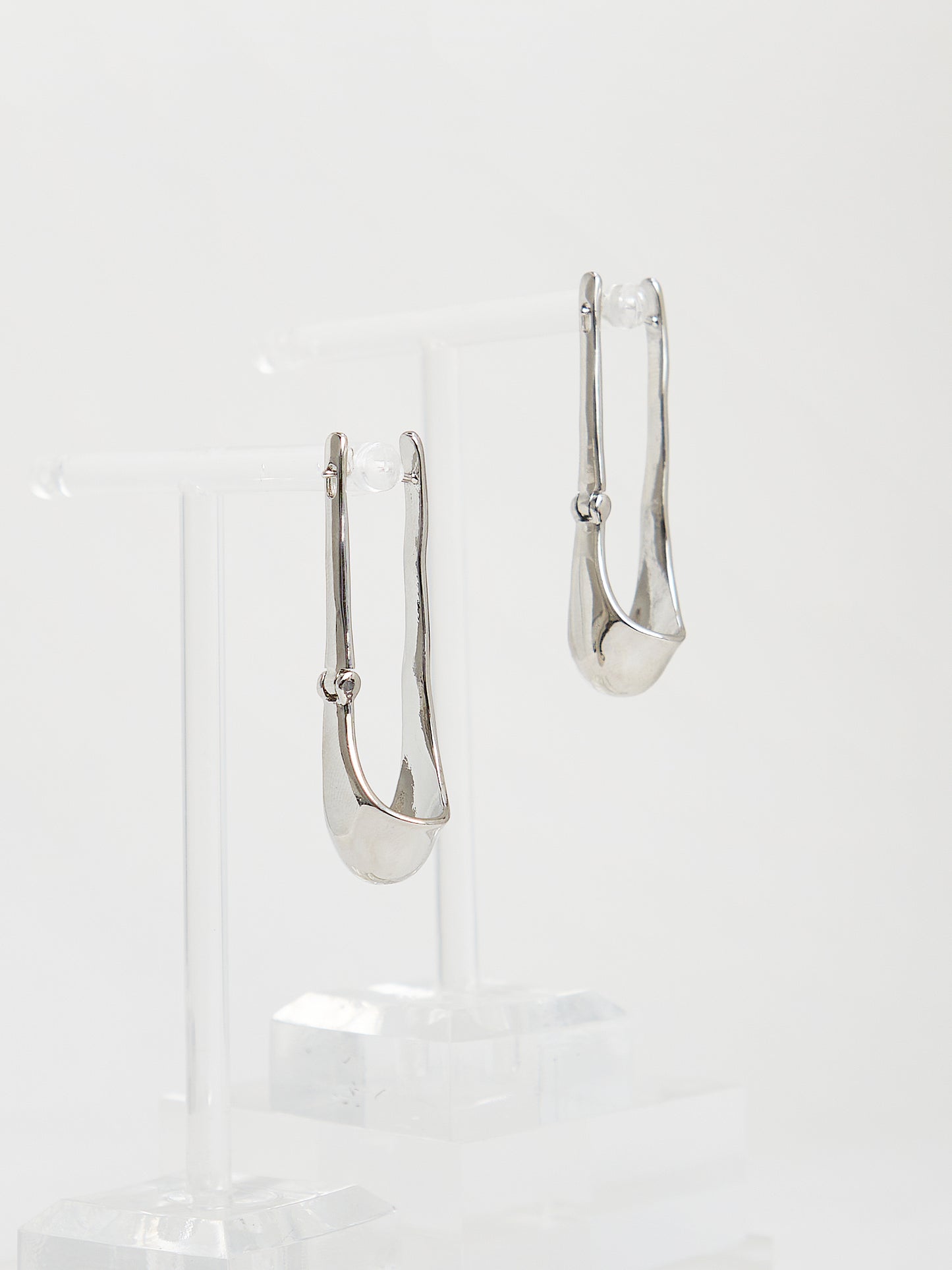 Long Drop Earrings (Silver)