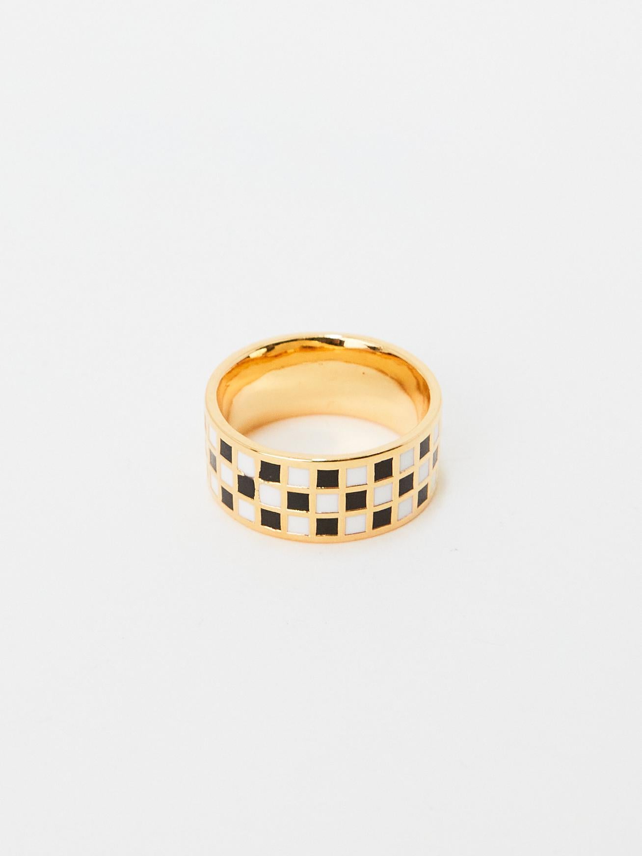 Checkerboard Silver & Gold (2colors)