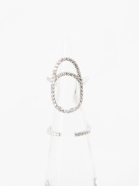 Sparkling Finger Nail Ring