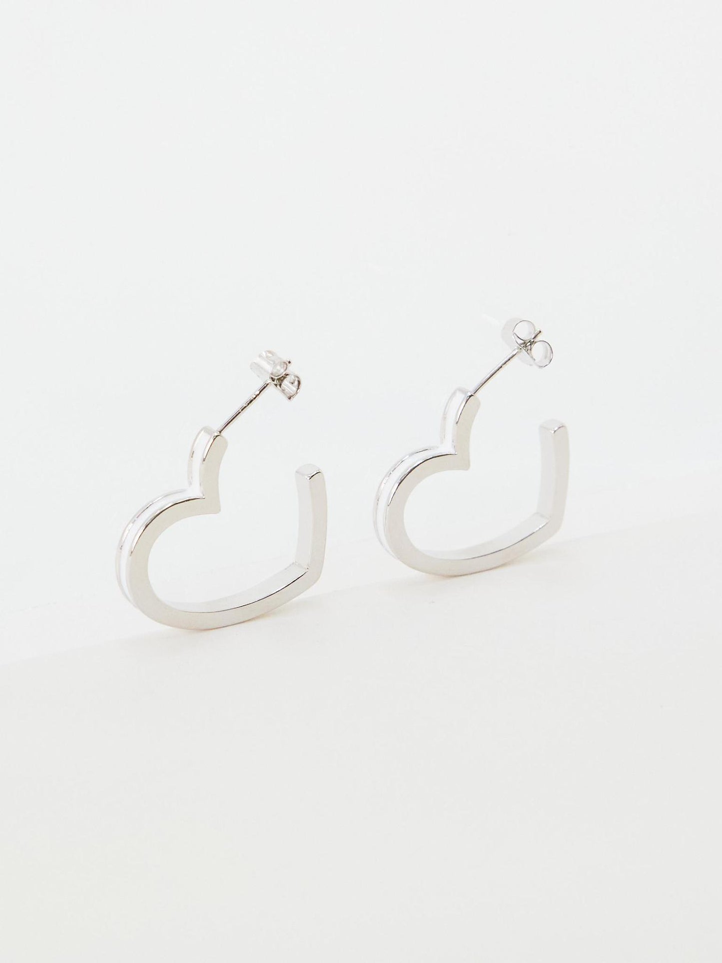 Heart Frame Earrings (2colors)