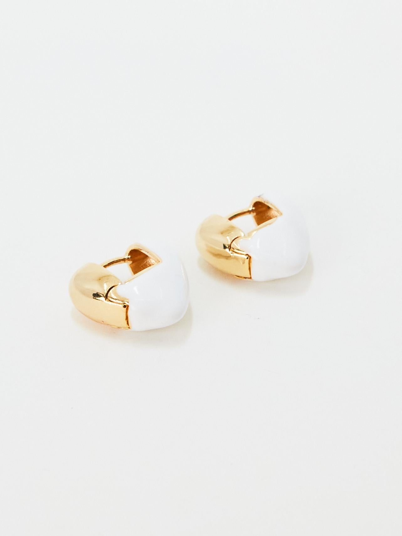 Funky Heart Earrings (2colors)
