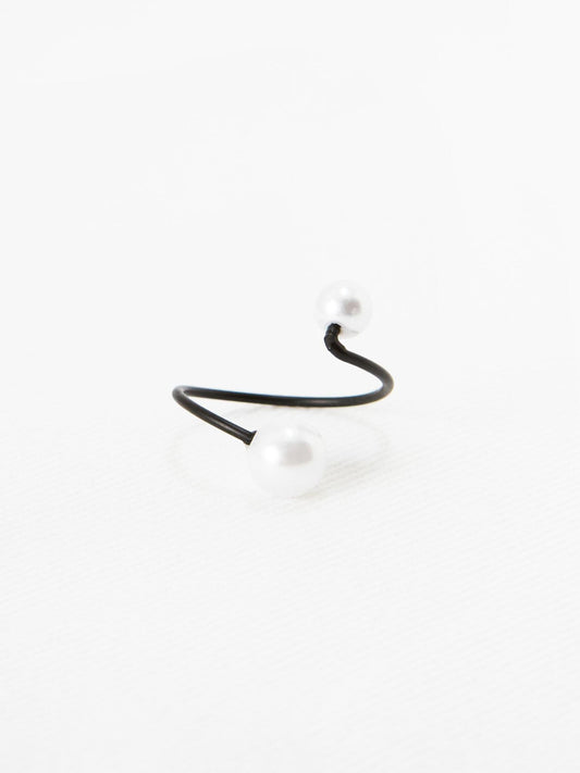 Double Pearl Ring