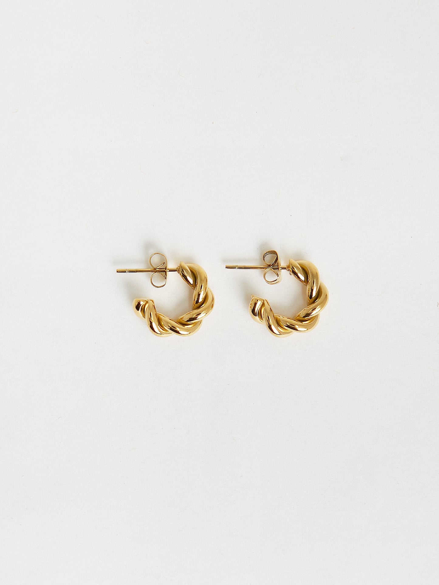 Twisted Hoop Earrings