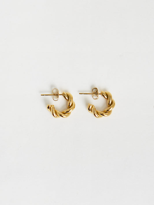 Twisted Hoop Earrings