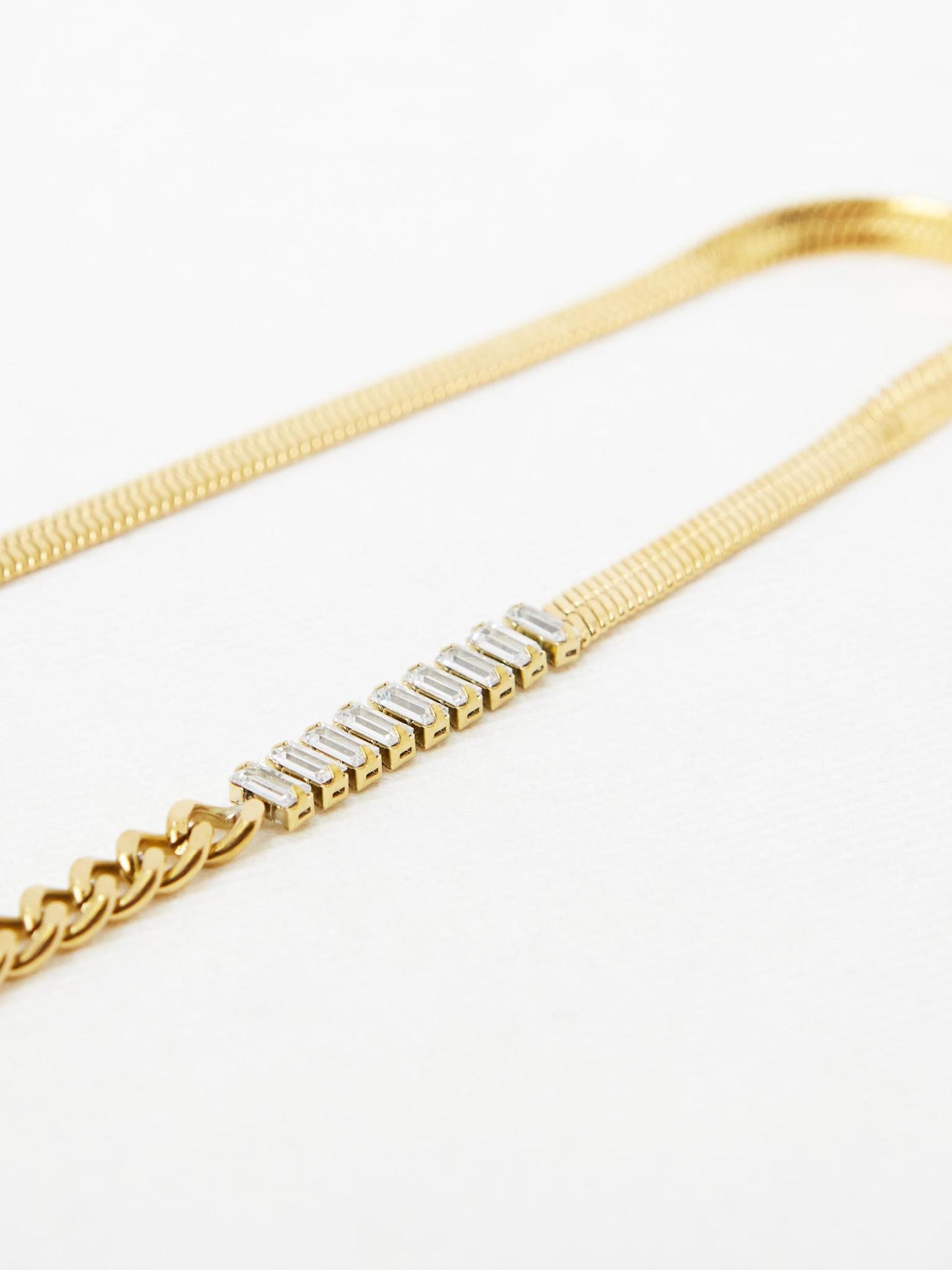 Duet Snake Chain Necklace