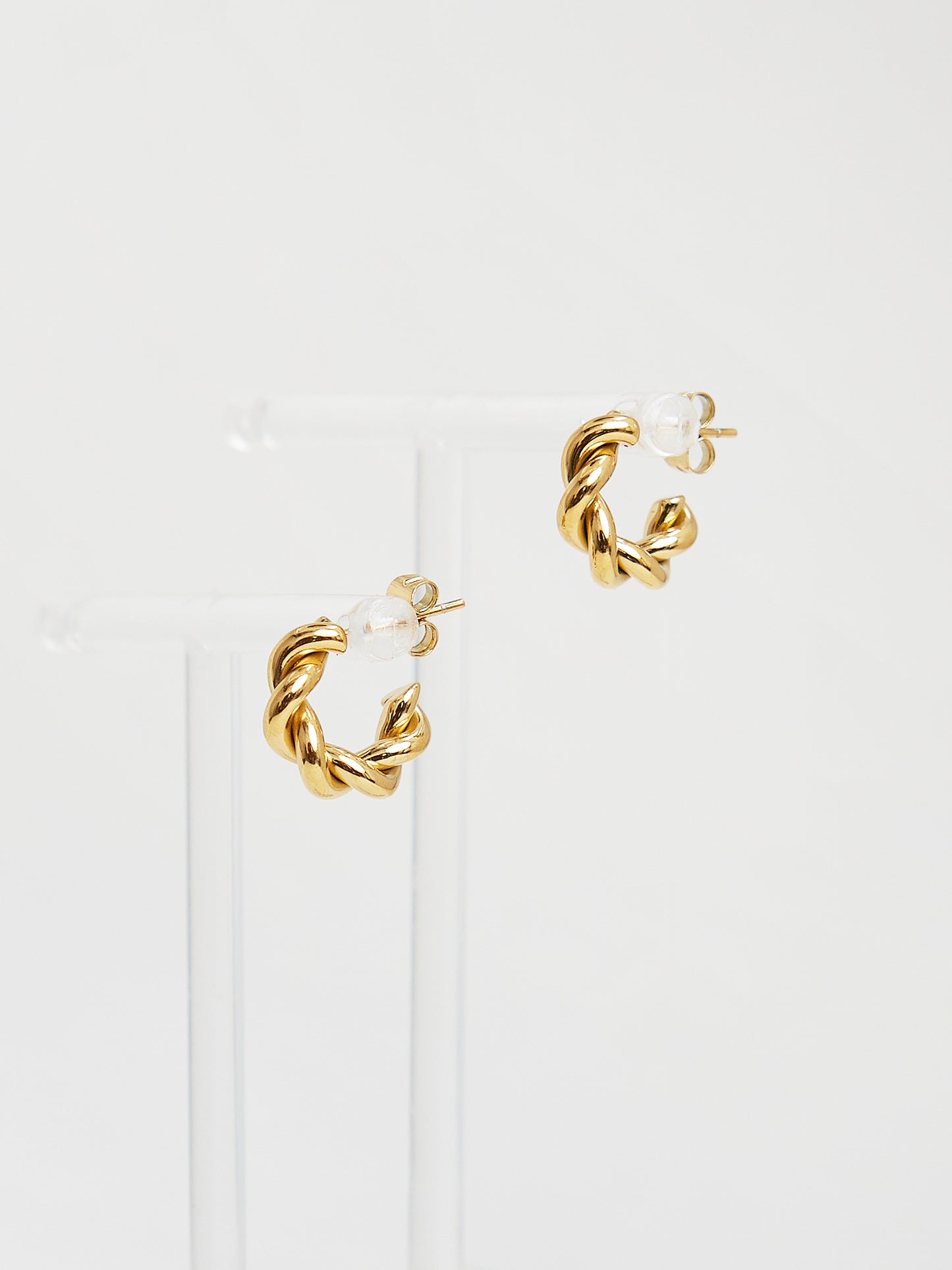 Twisted Hoop Earrings