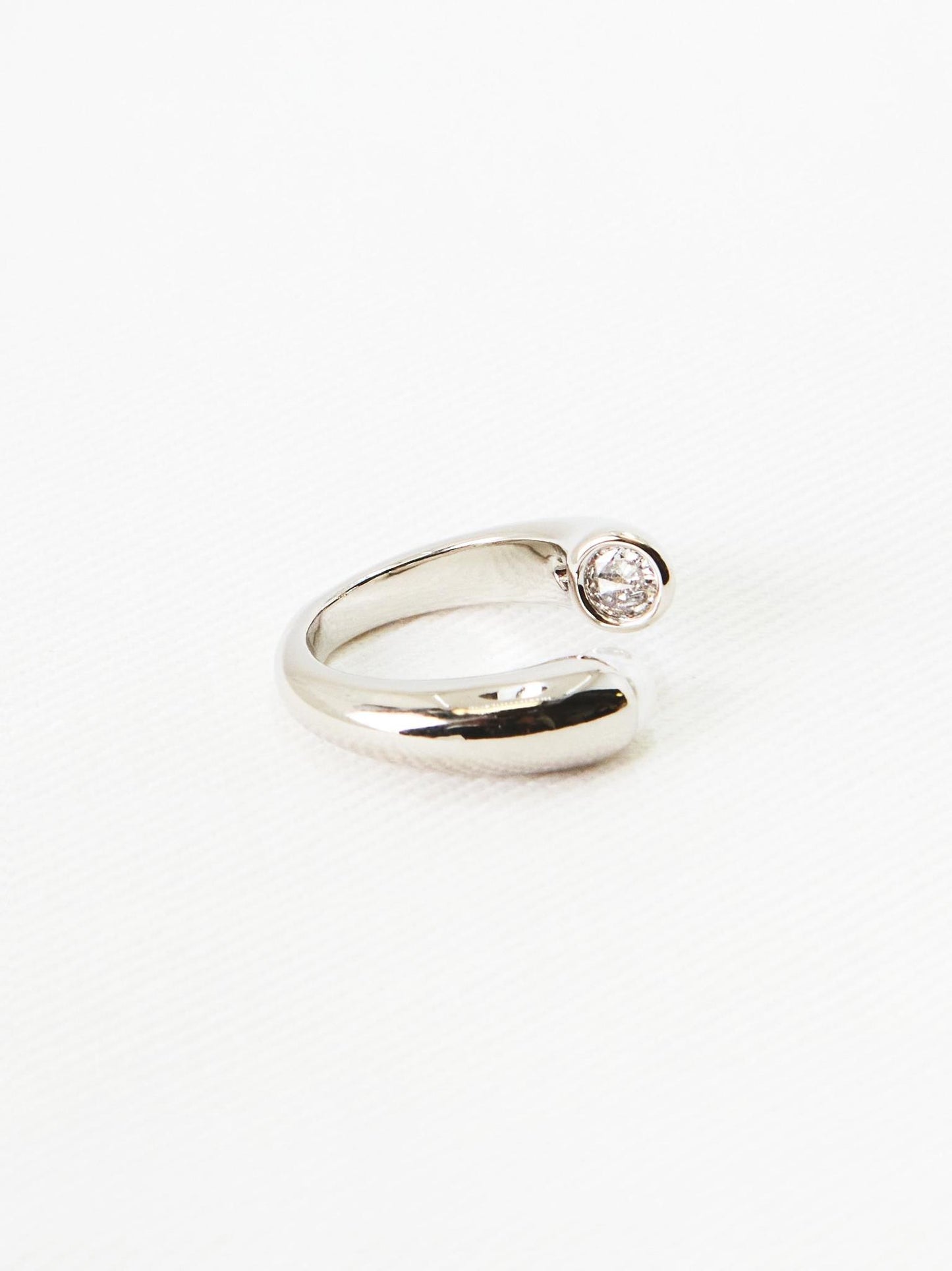 Spiral Pearl Ring (2color)