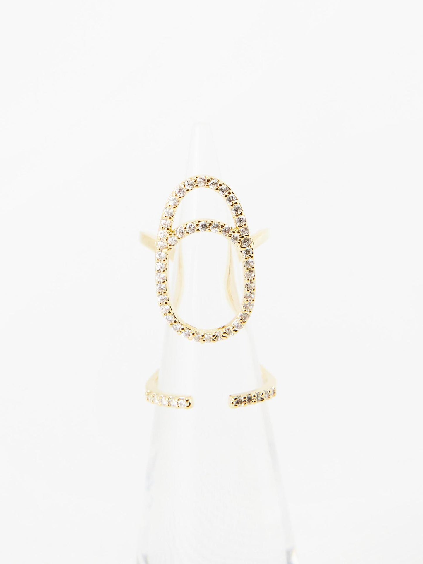 Sparkling Finger Nail Ring