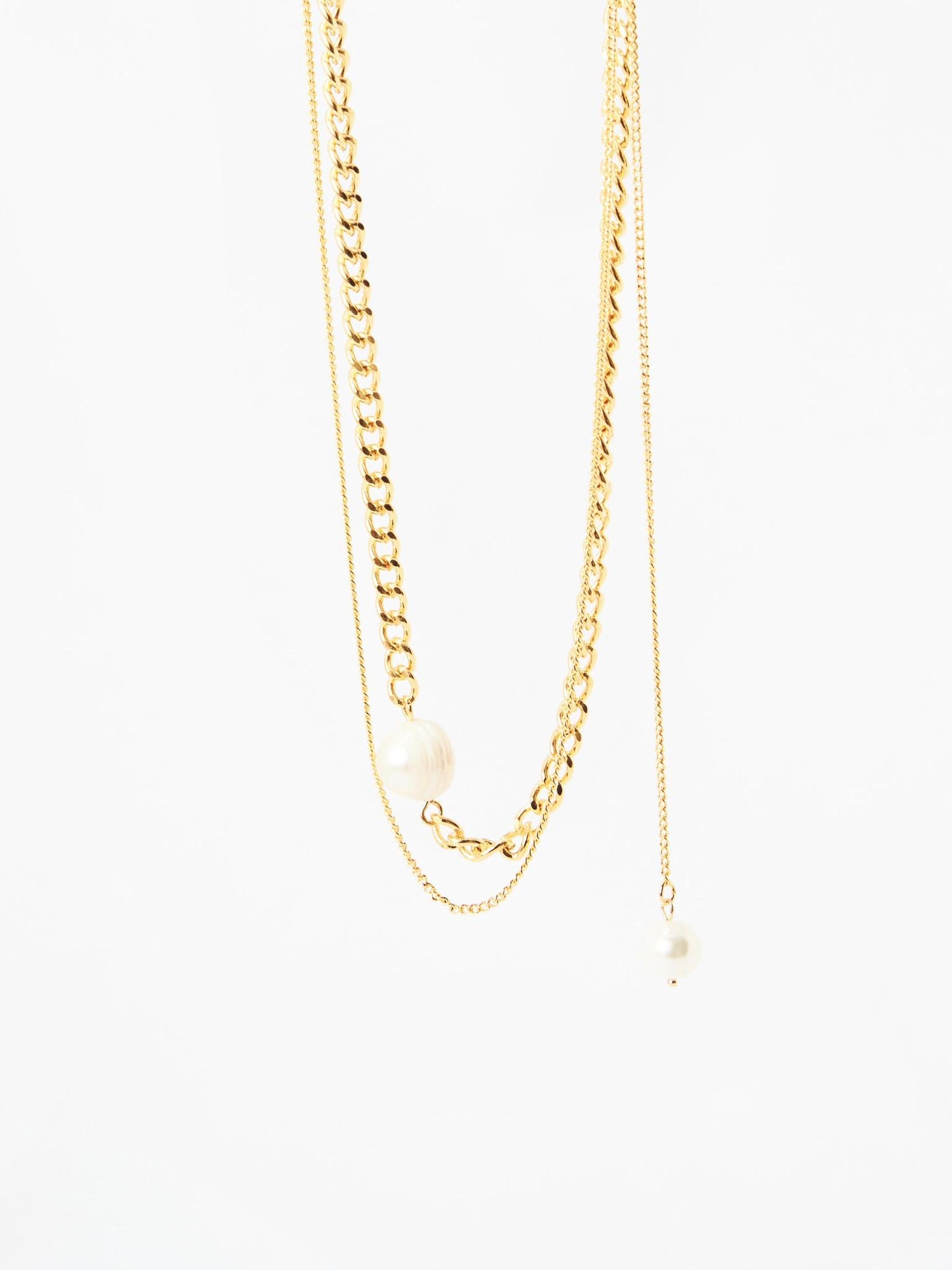 Layered Pearl Necklace