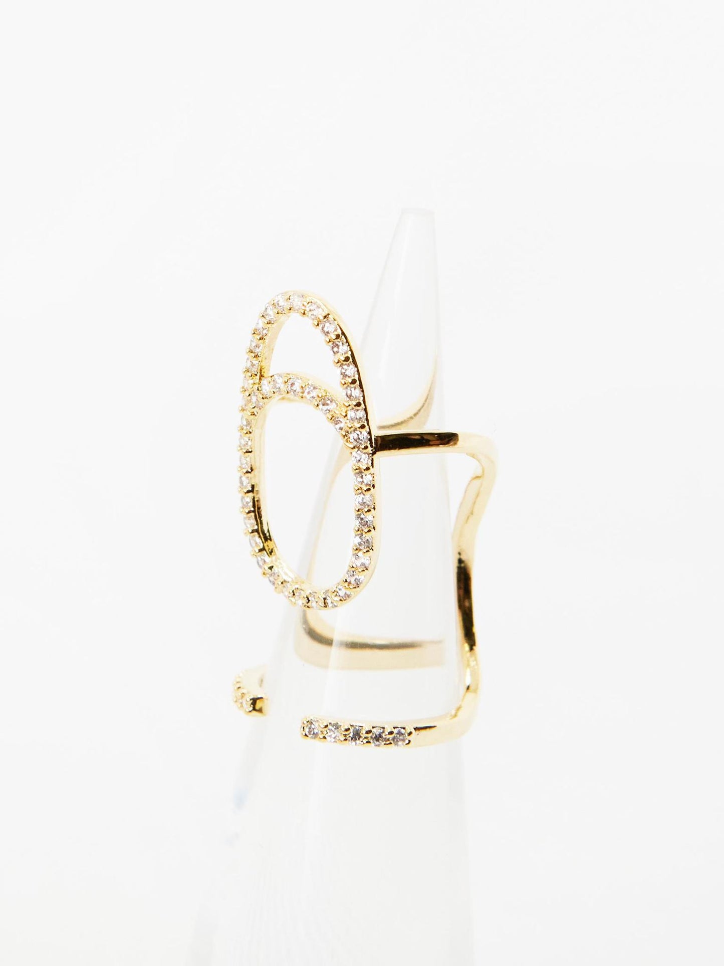 Sparkling Finger Nail Ring