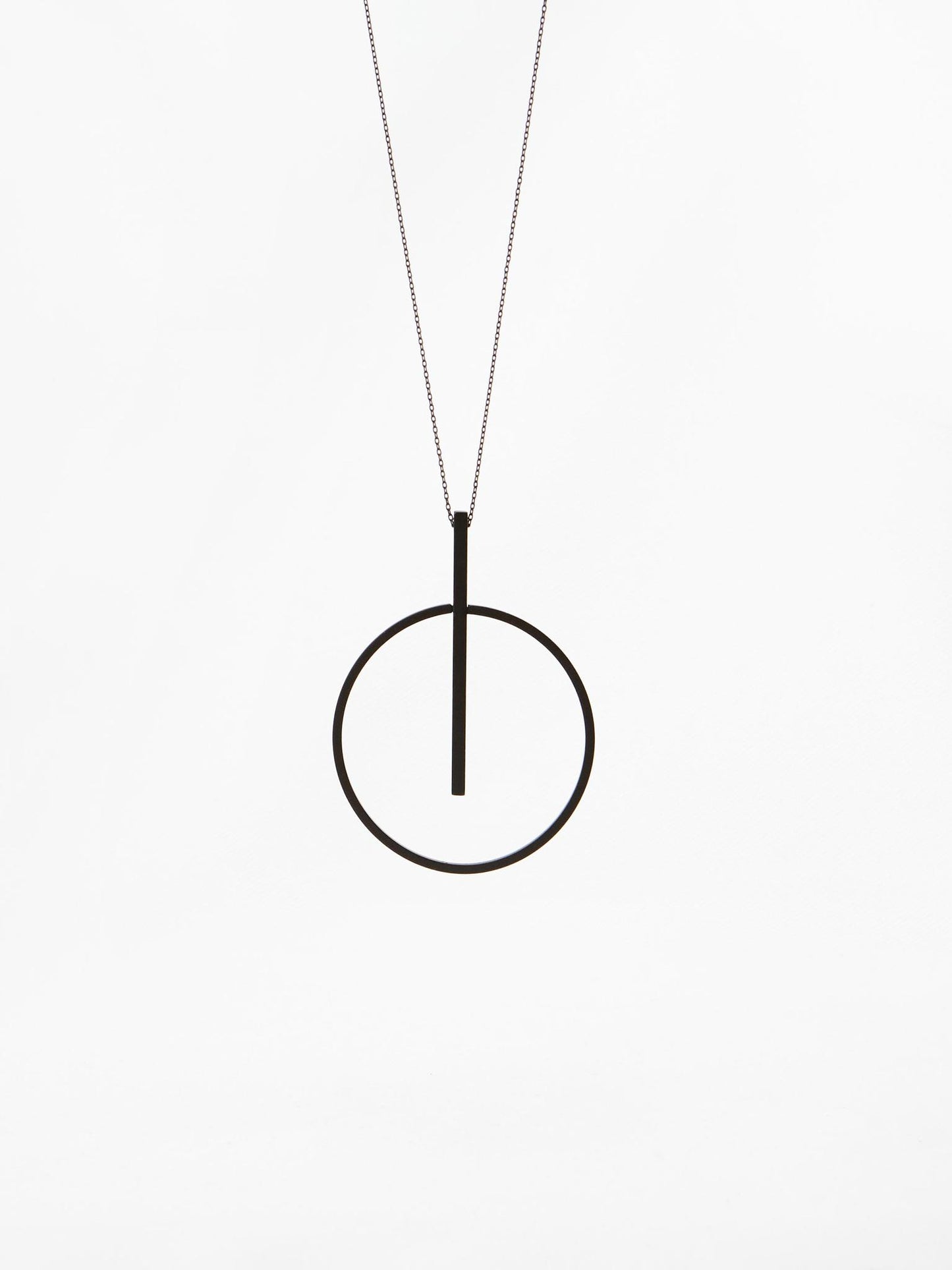 Circle and Bar Necklace