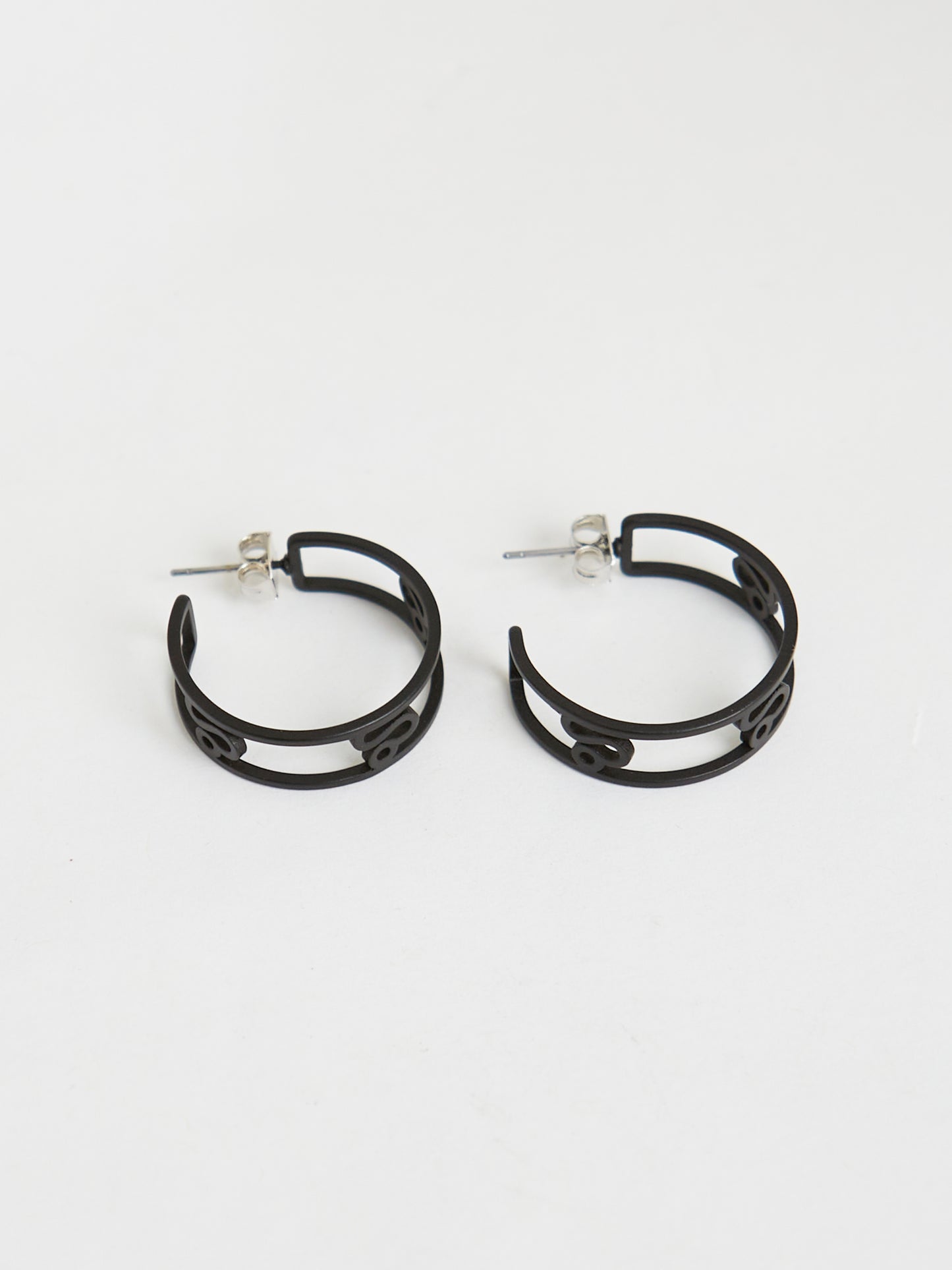 Patterned Hoop Earrings