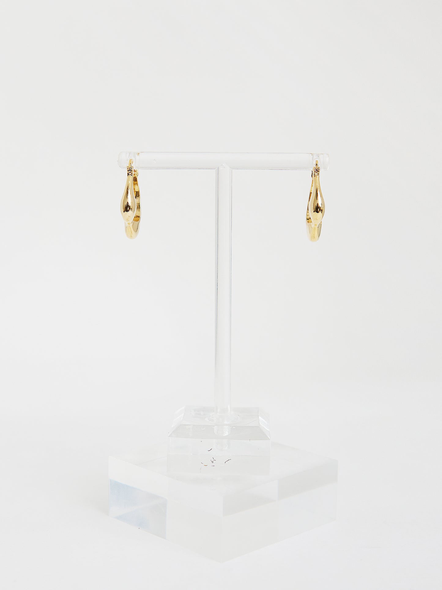 Chunky Hoop Earrings (Gold)