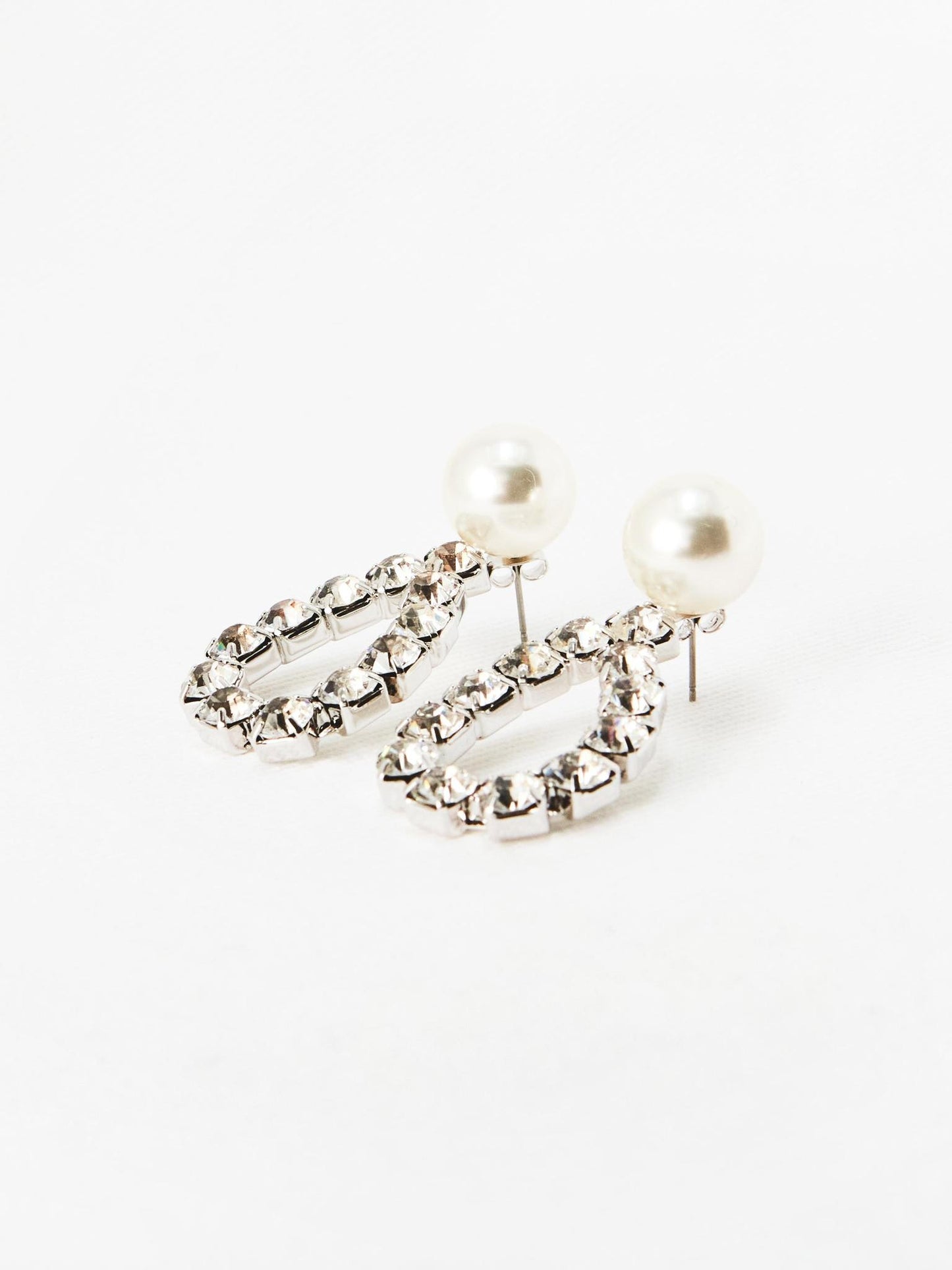 Zirconia Pearl Earrings
