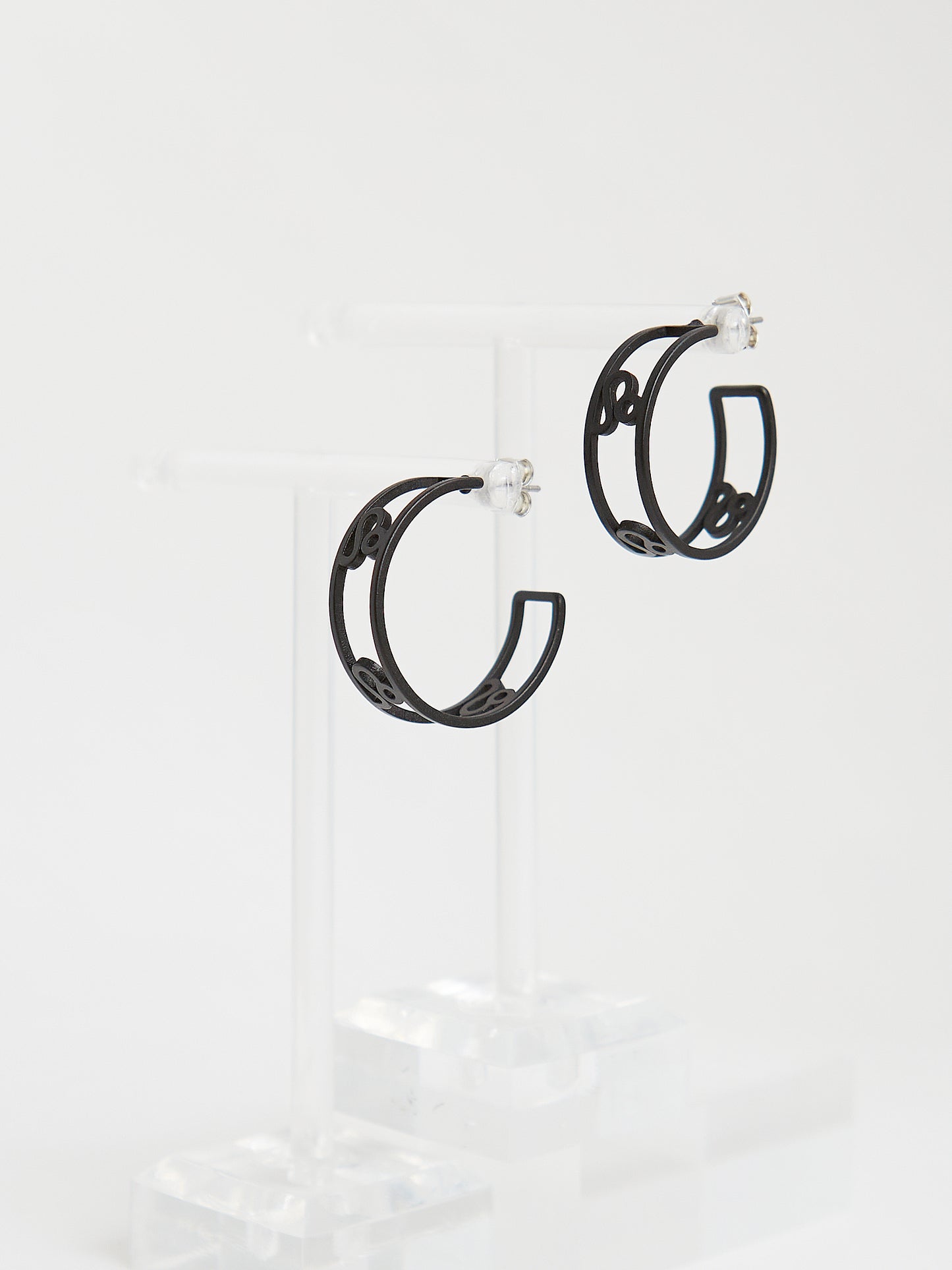 Patterned Hoop Earrings