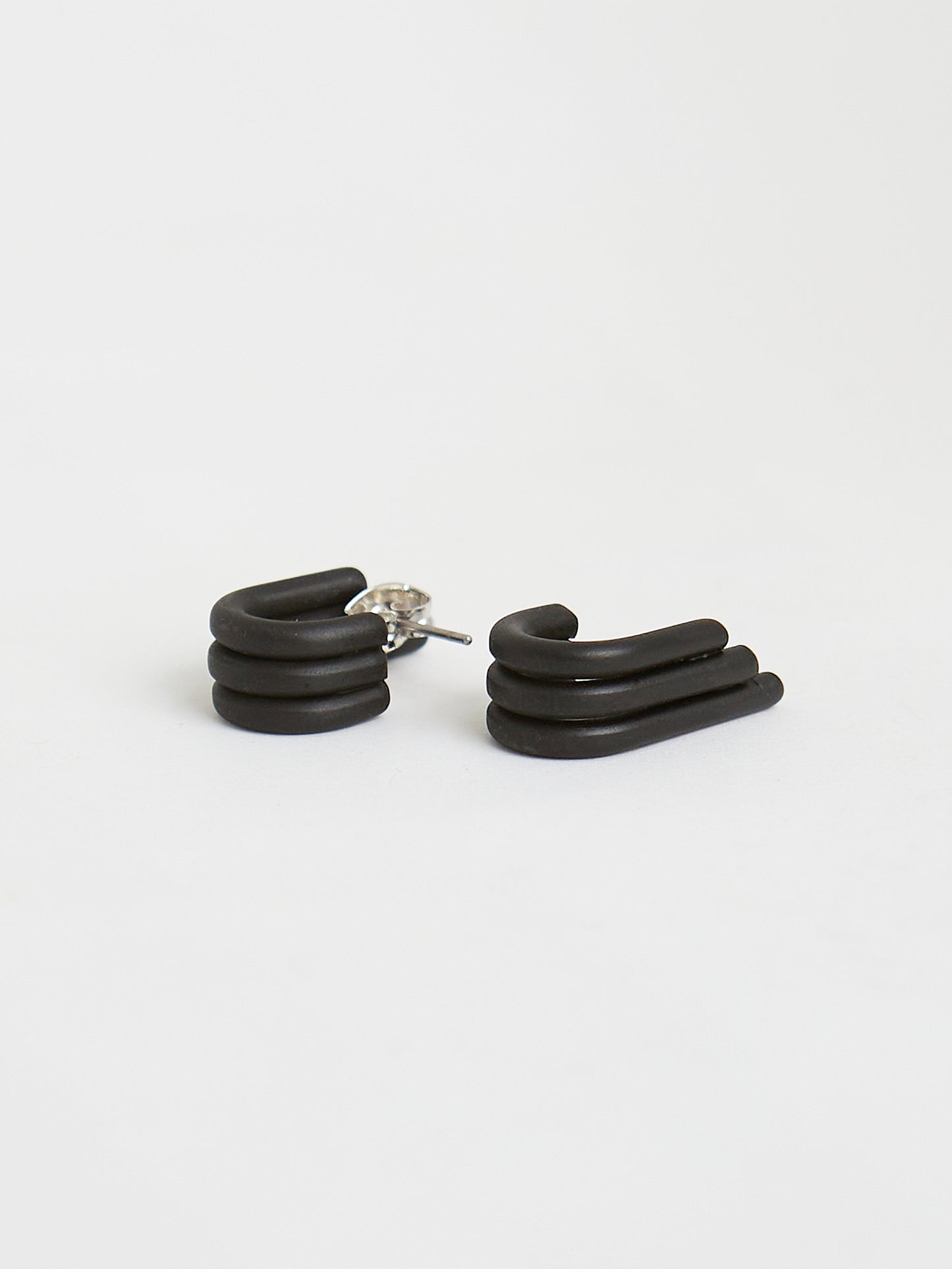 Black Hook Earrings