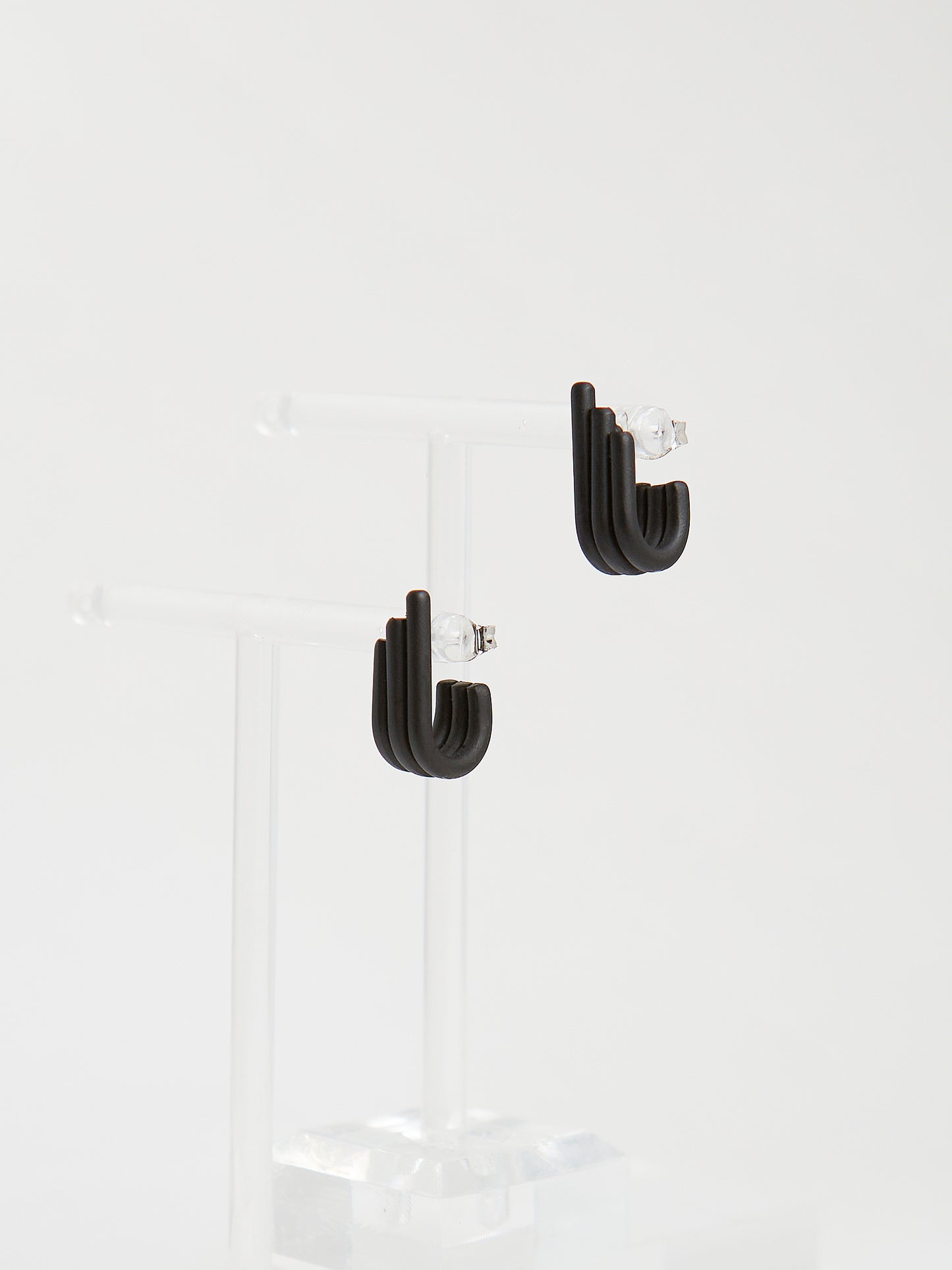 Black Hook Earrings