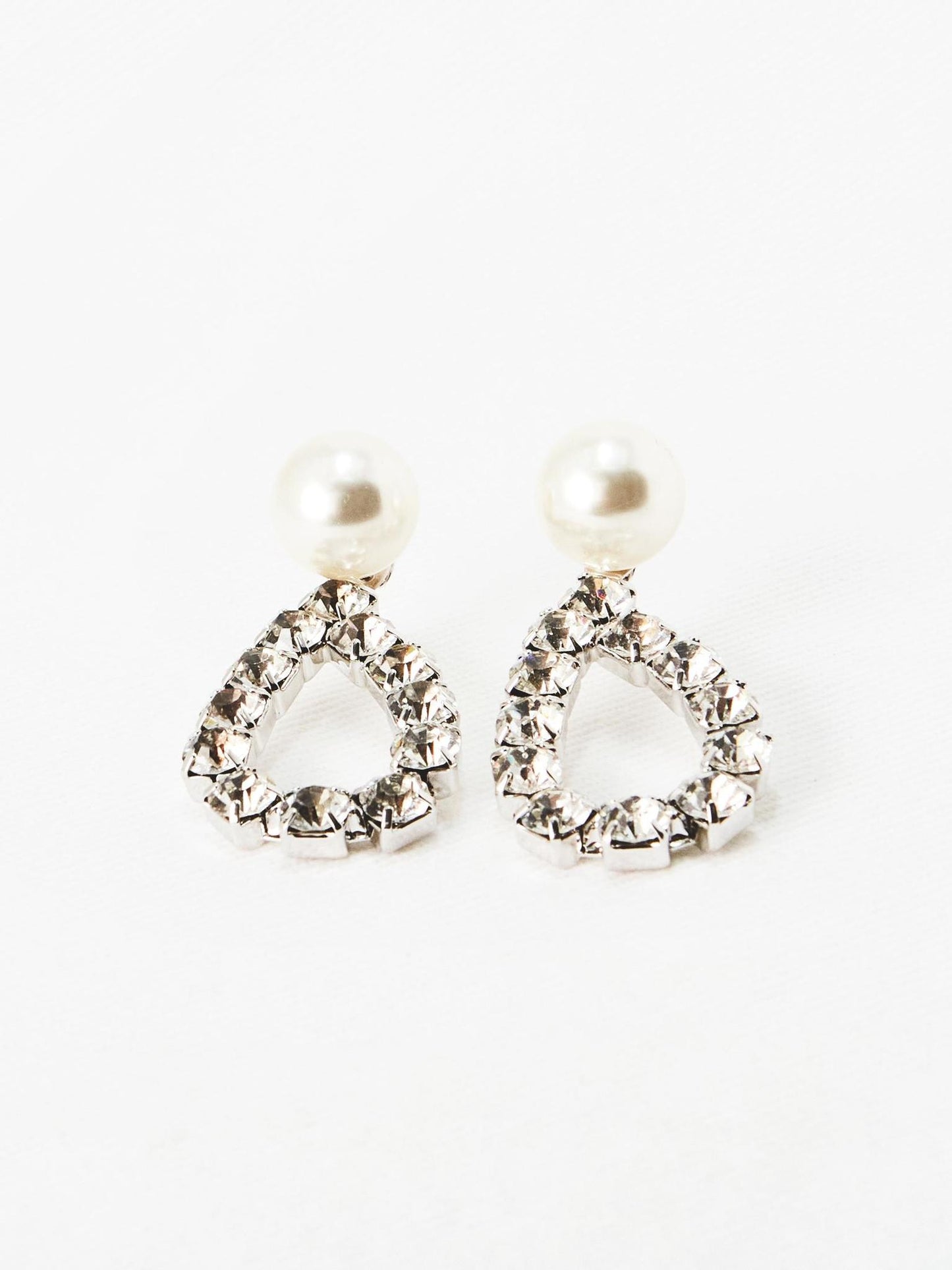 Zirconia Pearl Earrings