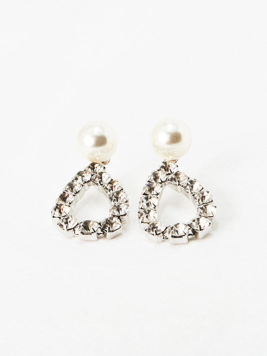 Zirconia Pearl Earrings