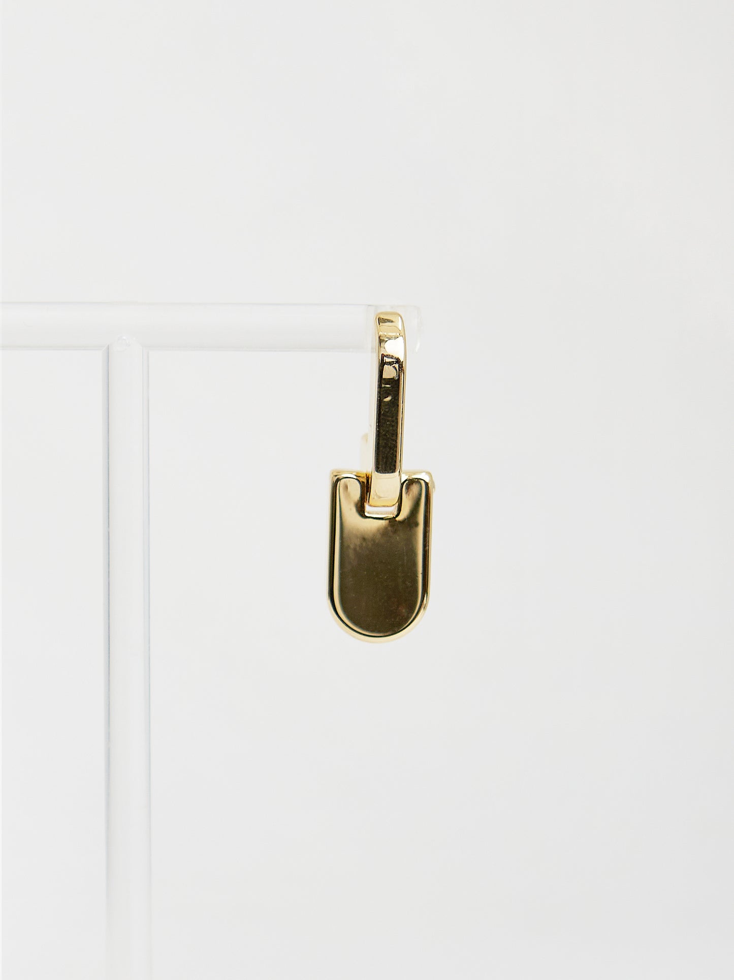 Plate Drop Earrings (Gold)