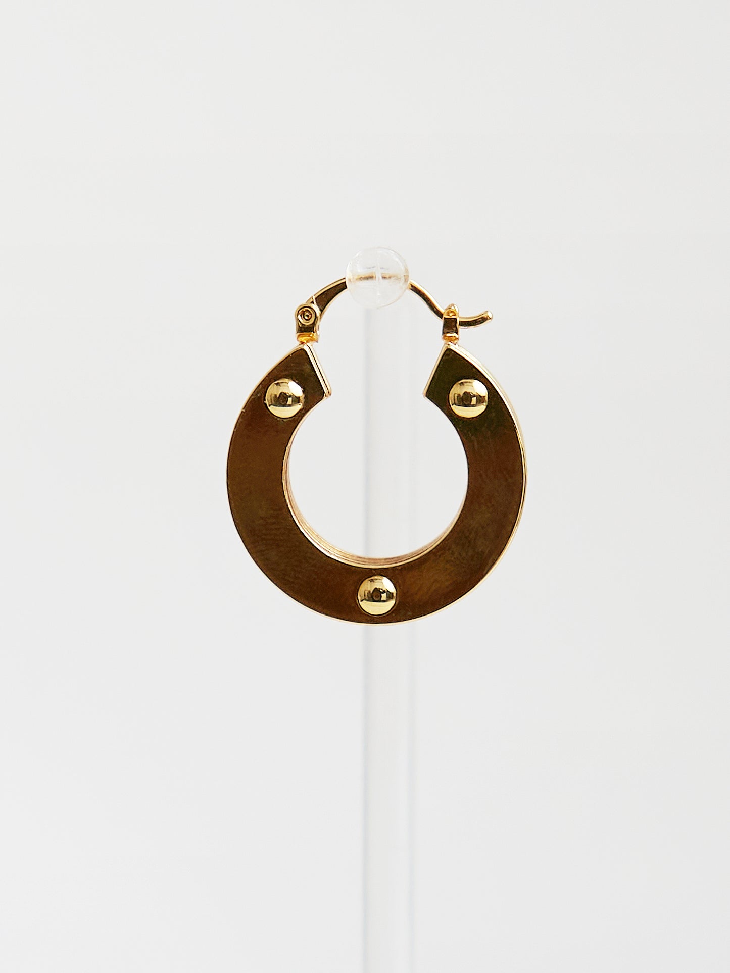 Huggie Hoop Earrings (Gold)