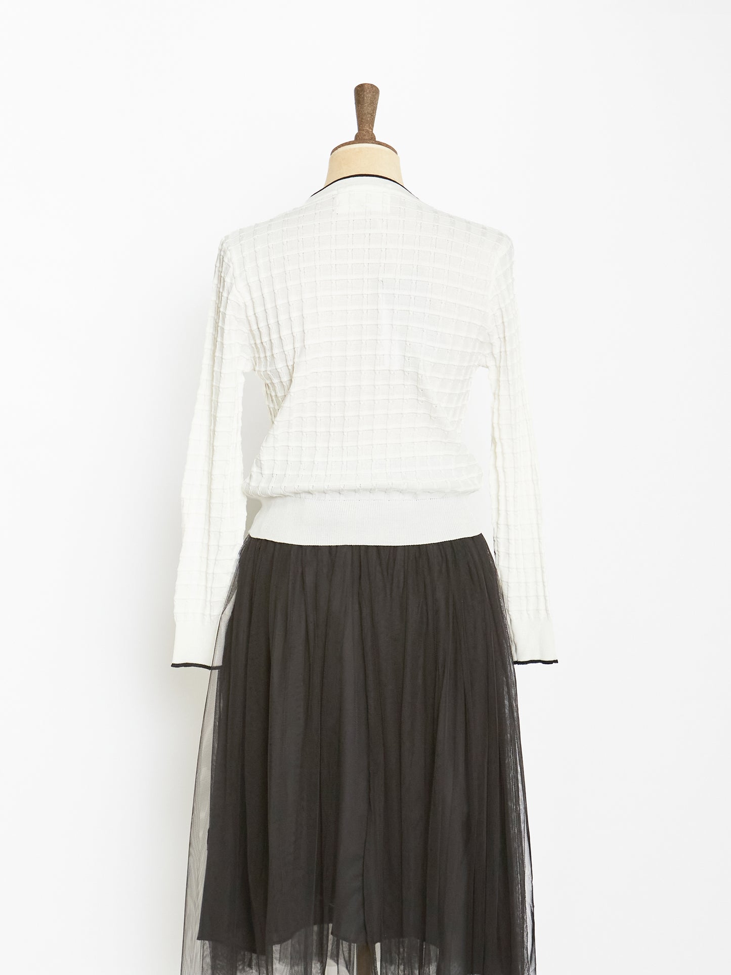 Cotton Cardigan (White)