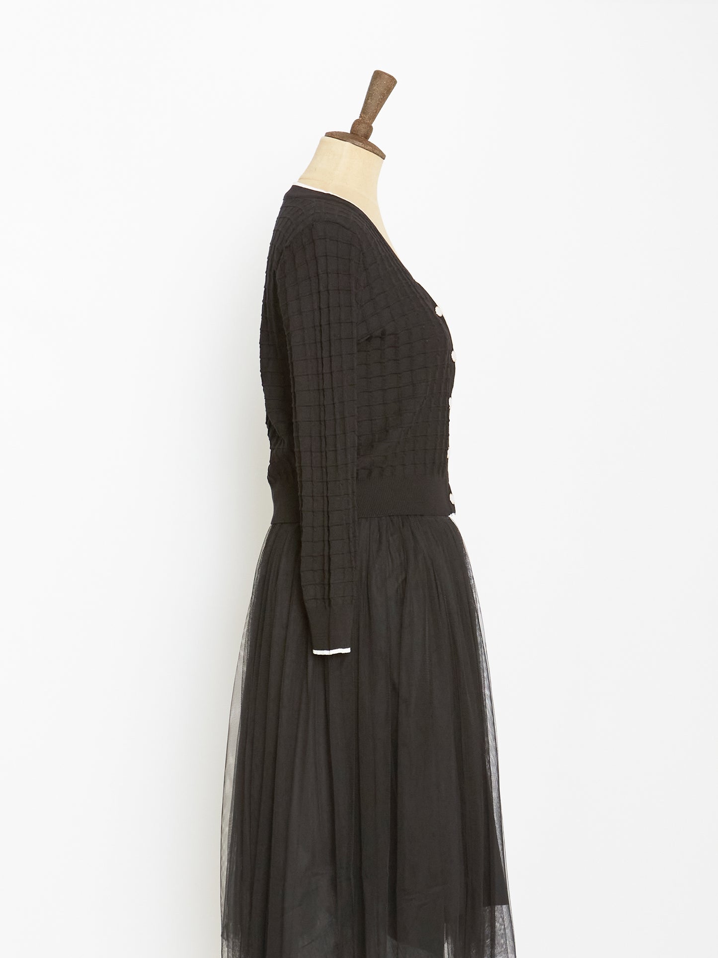 Cotton Cardigan (Black)