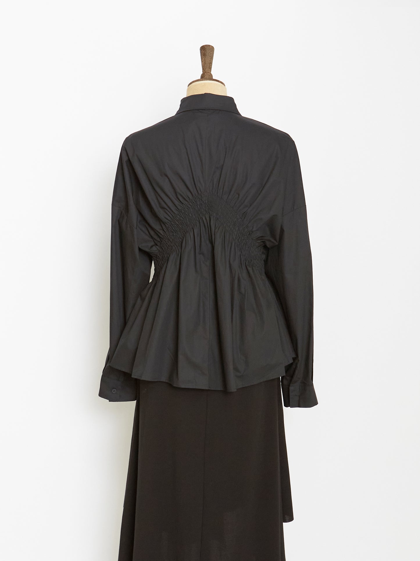 The Gathered Shirt (Black)