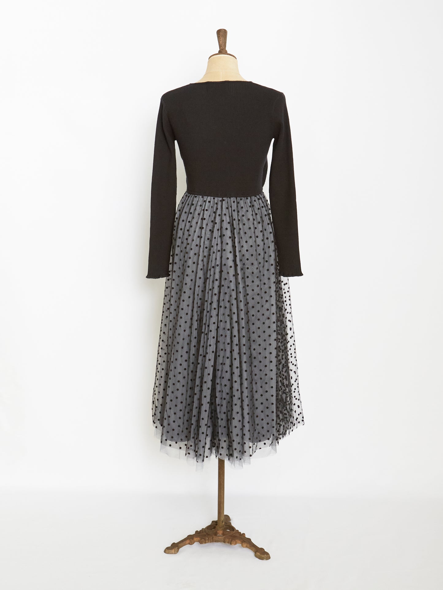 Tulle polka dot dress