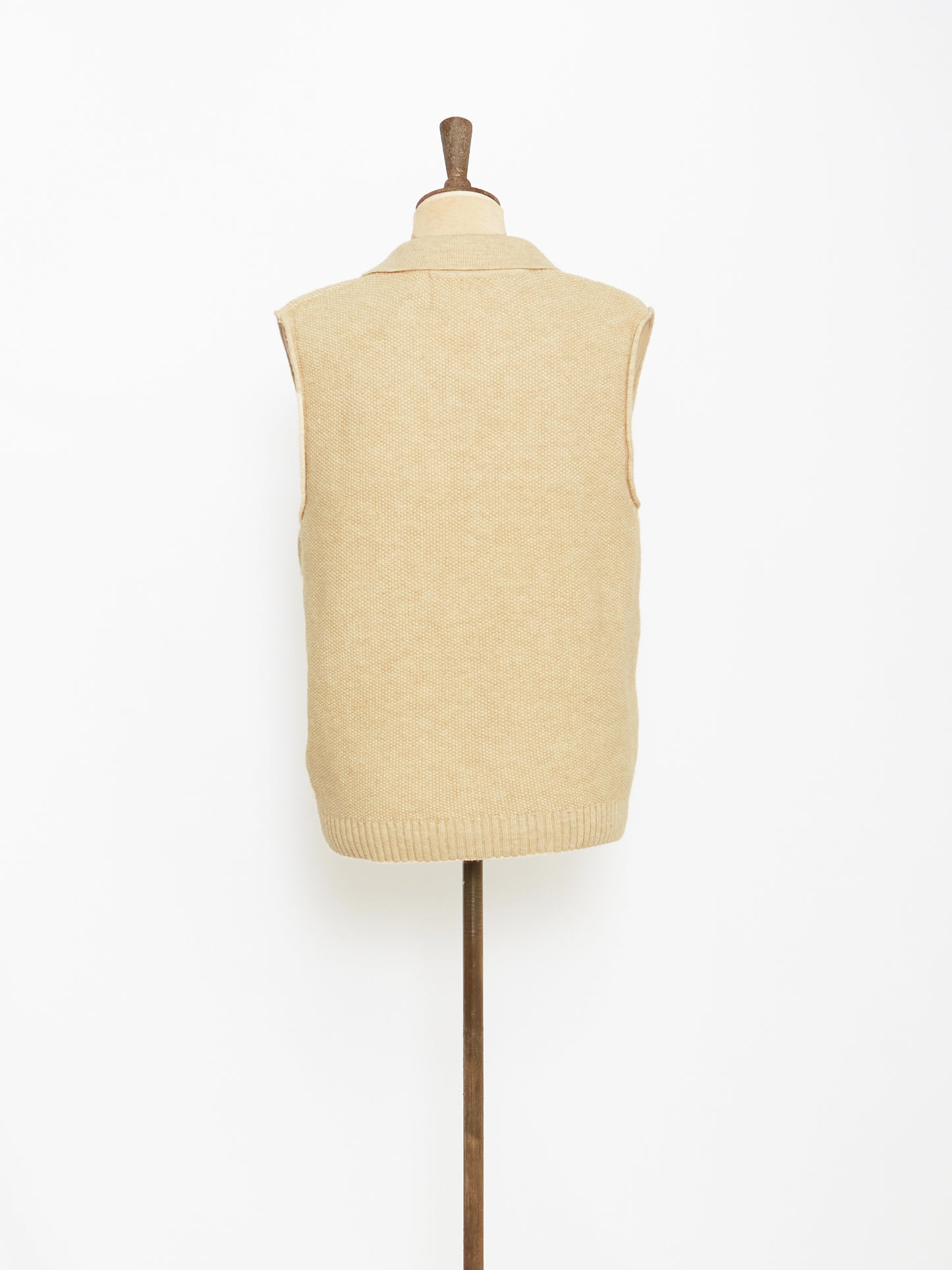 Knit vest (beige)