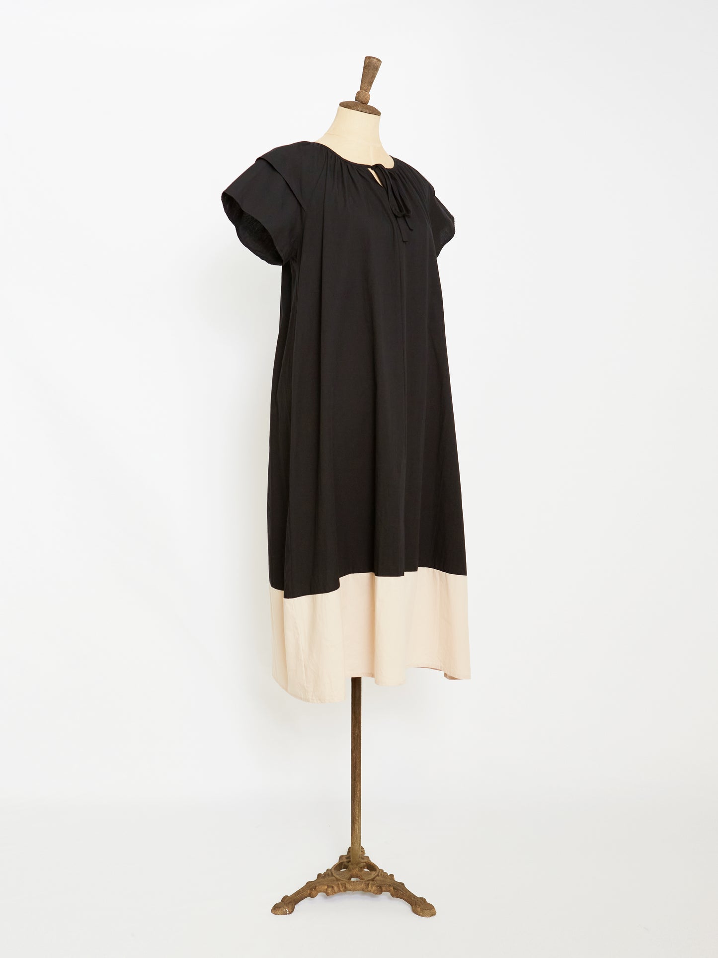 Sailor Collar Dress (Black)