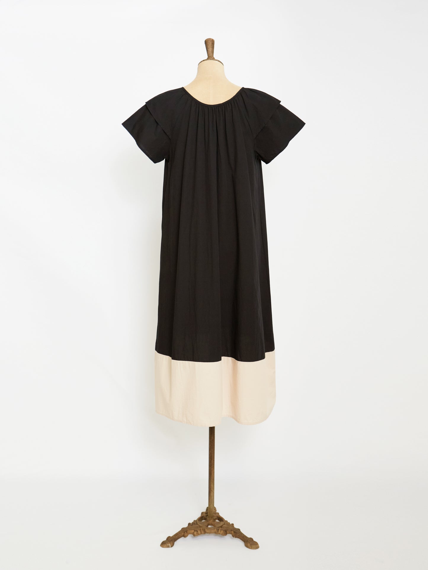 Sailor Collar Dress (Black)