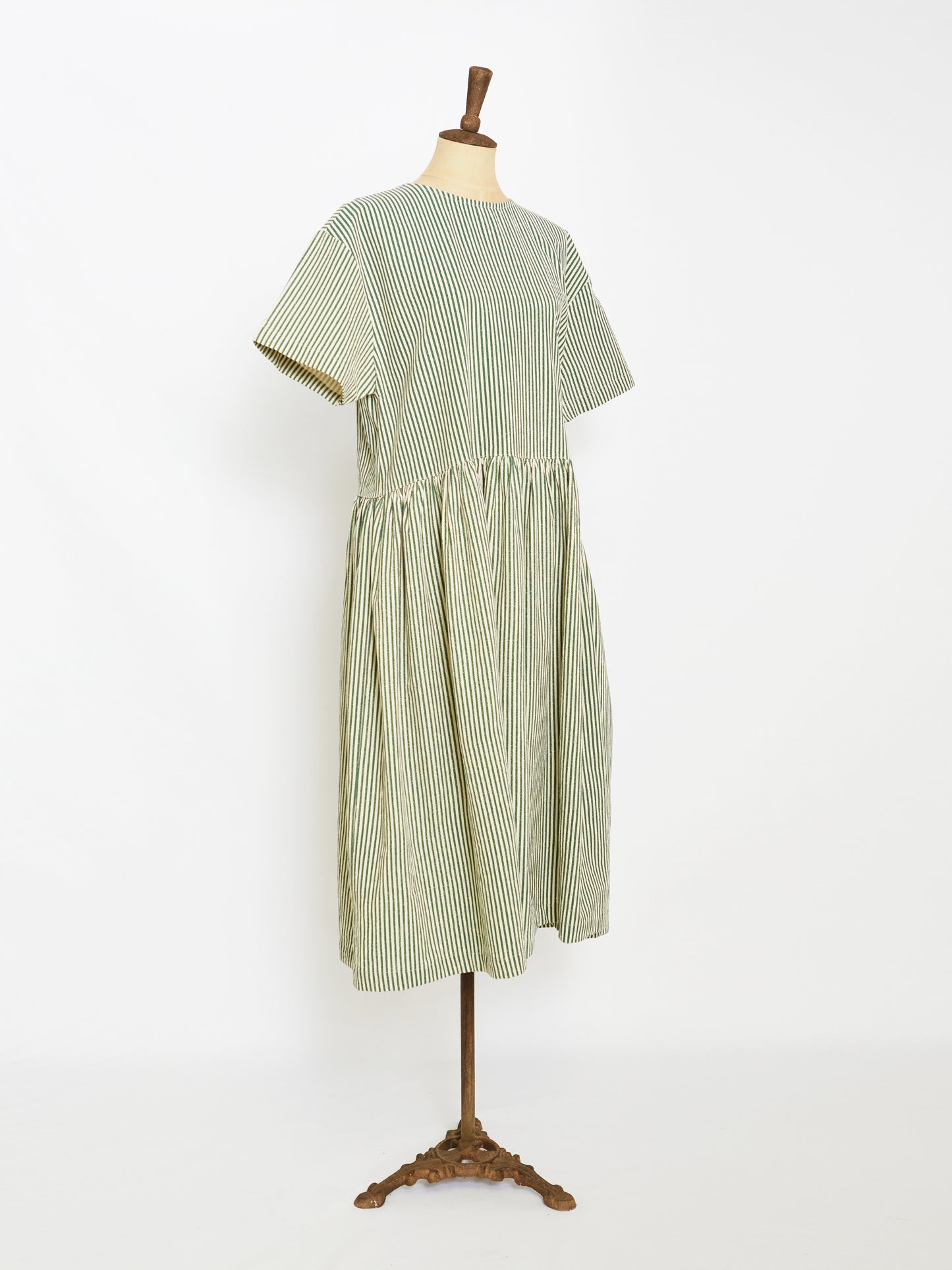 Striped Summer Dress (Green)