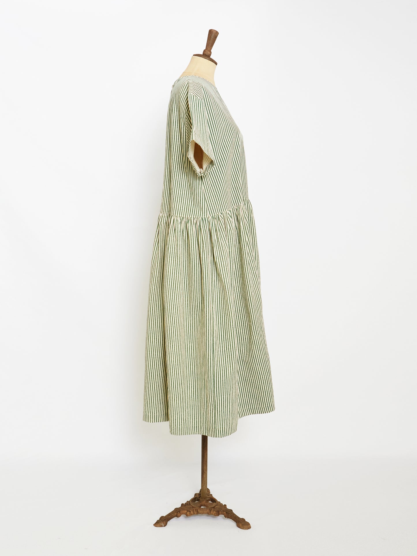 Striped Summer Dress (Green)