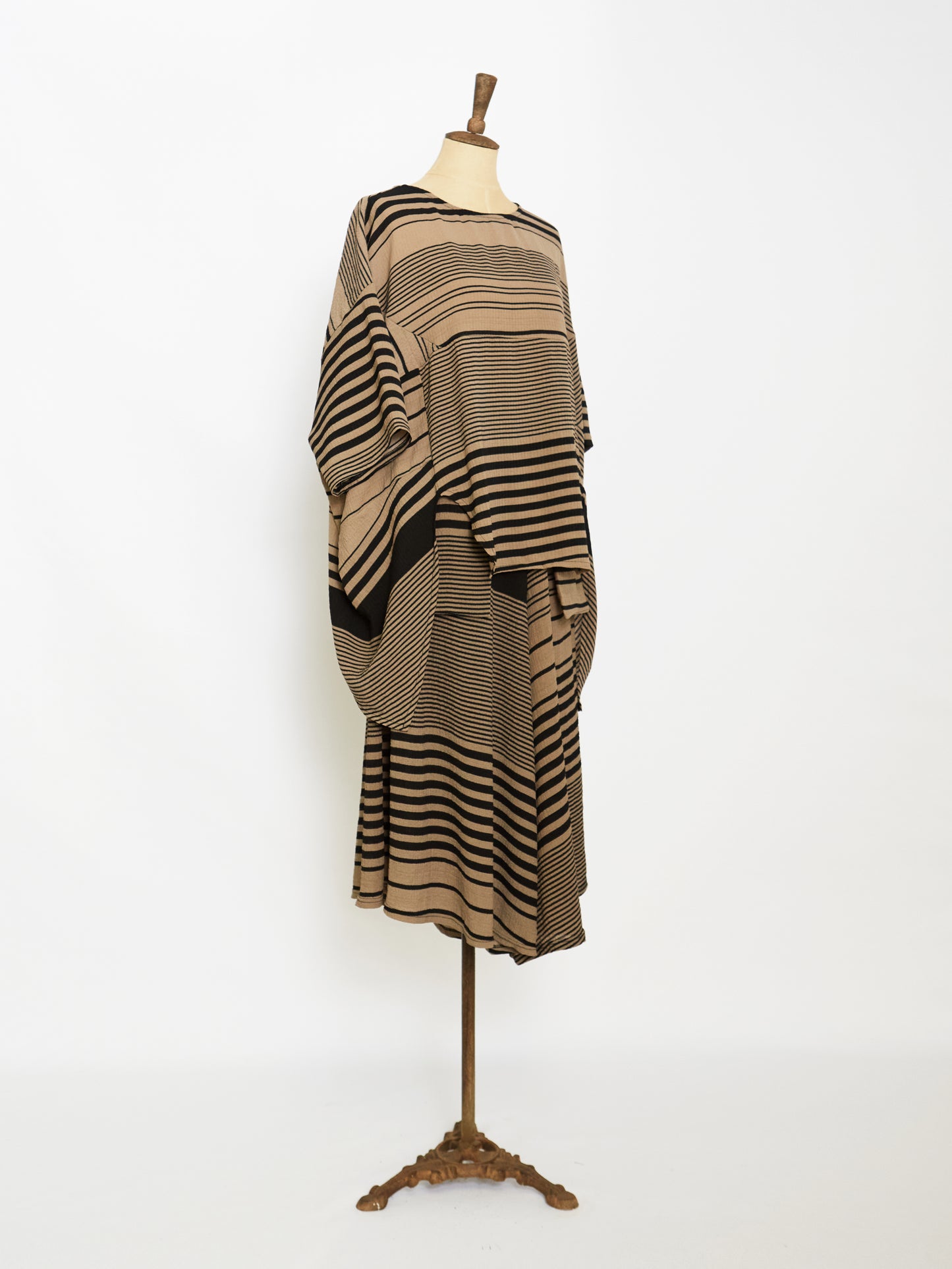 Stripe Poncho Style Pants