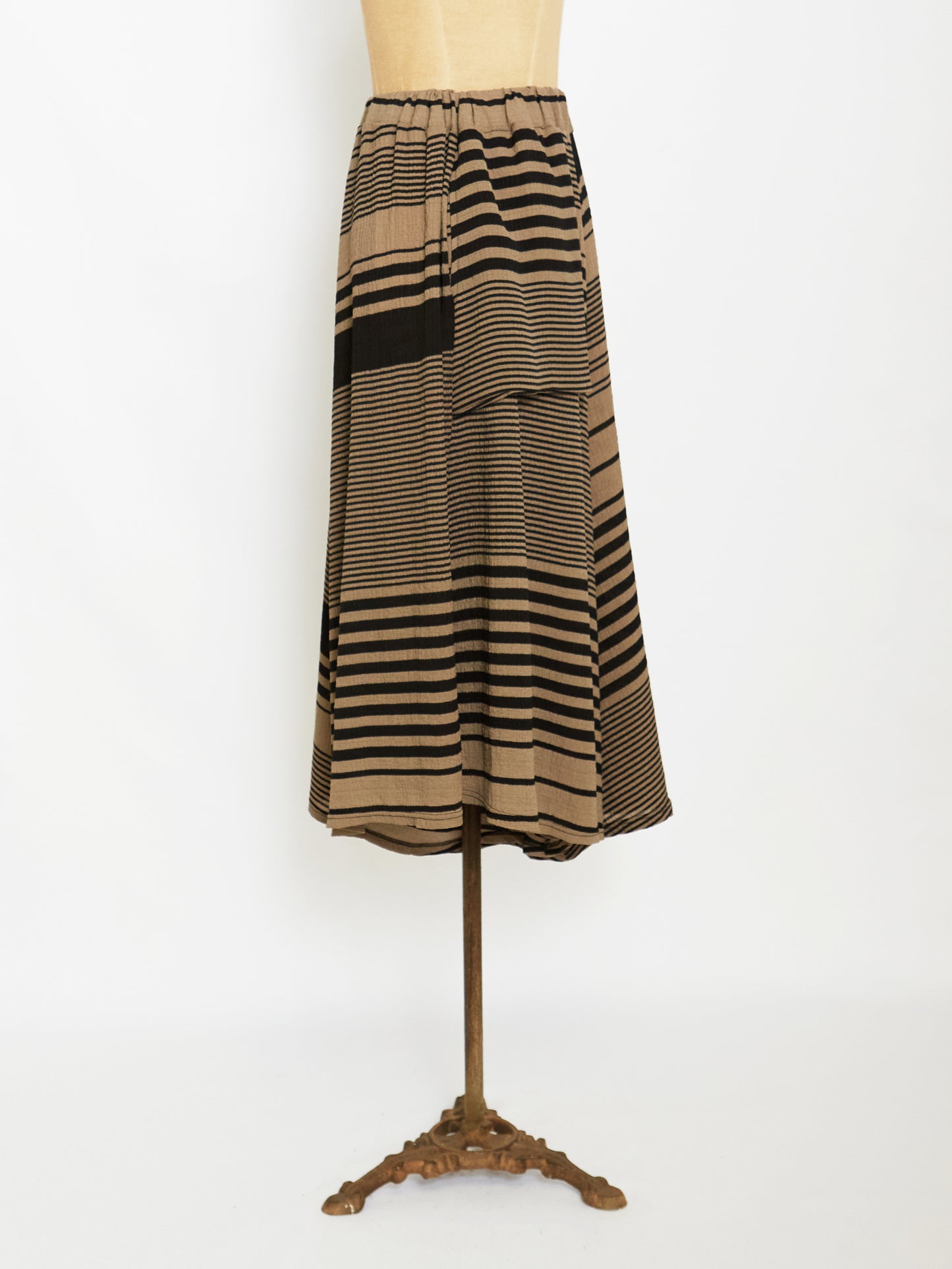 Stripe Poncho Style Pants