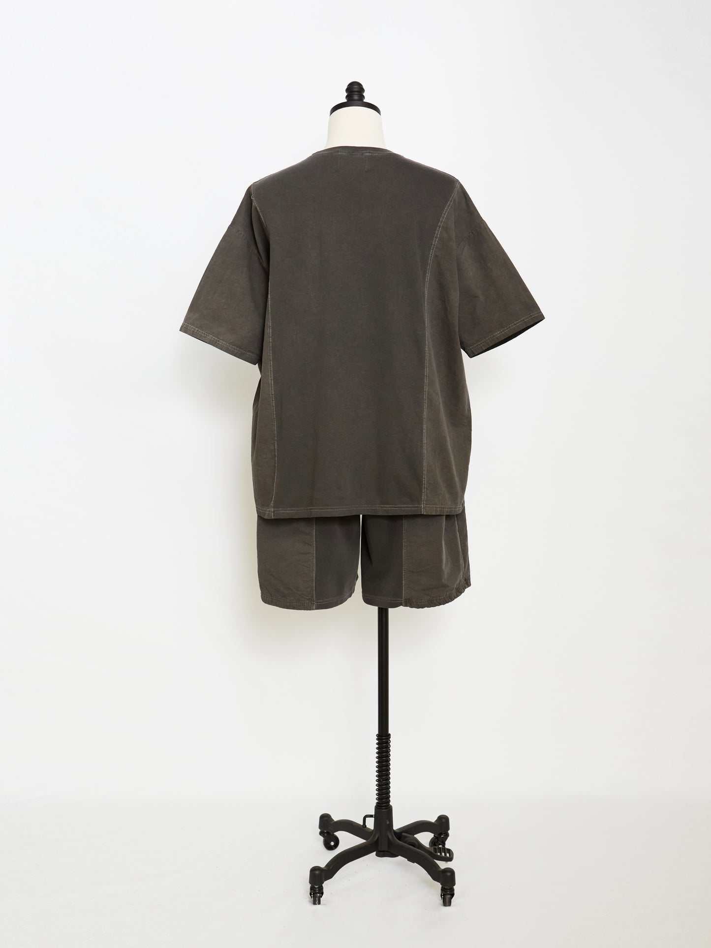 The Washed Set Top (Charcoal)