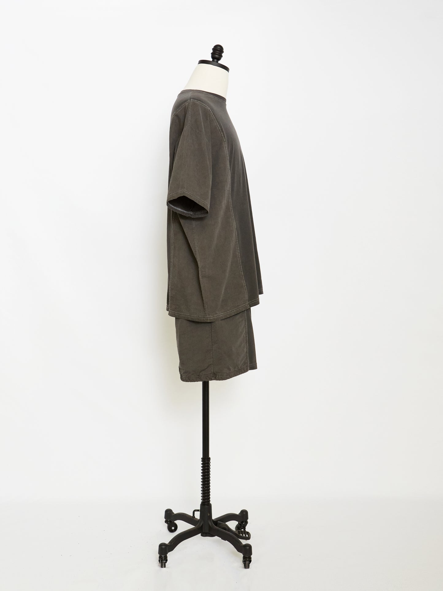 The Washed Set Top (Charcoal)