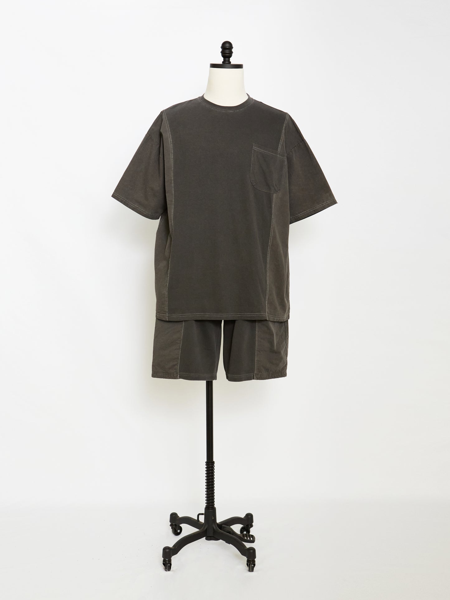 The Washed Set Top (Charcoal)