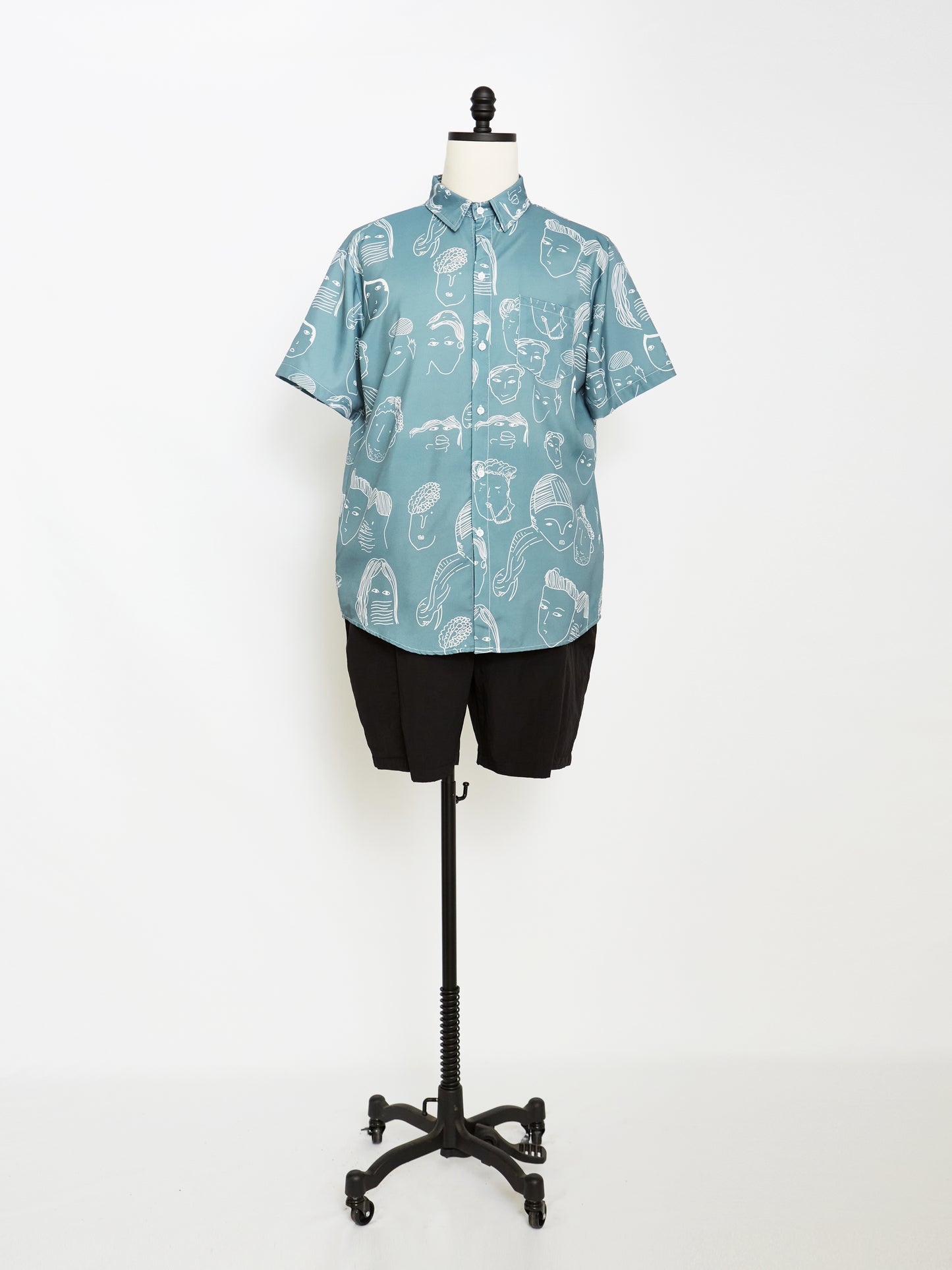 Human Drawing Shirt (Blue)